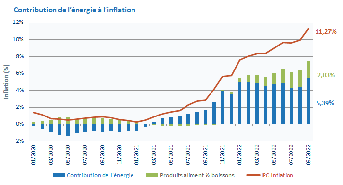 Contribution de l��nergie � l�inflation